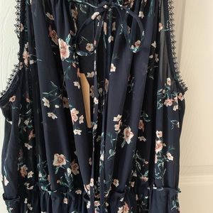 Blu Pepper floral long dress